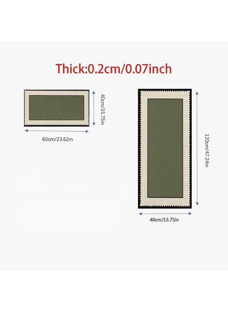 2 PCS Kitchen Mat, Water Absorbent and Quick Drying Kitchen Rugs, Non-slip Kitchen Carpets (40 * 60+40 * 120 cm) - Image 4